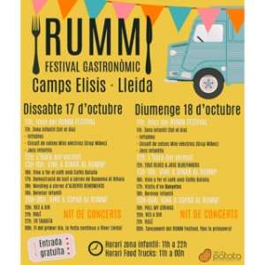 Rumm Festival Gastronomic es el primer festival de Food Trucks que llega a Lleida